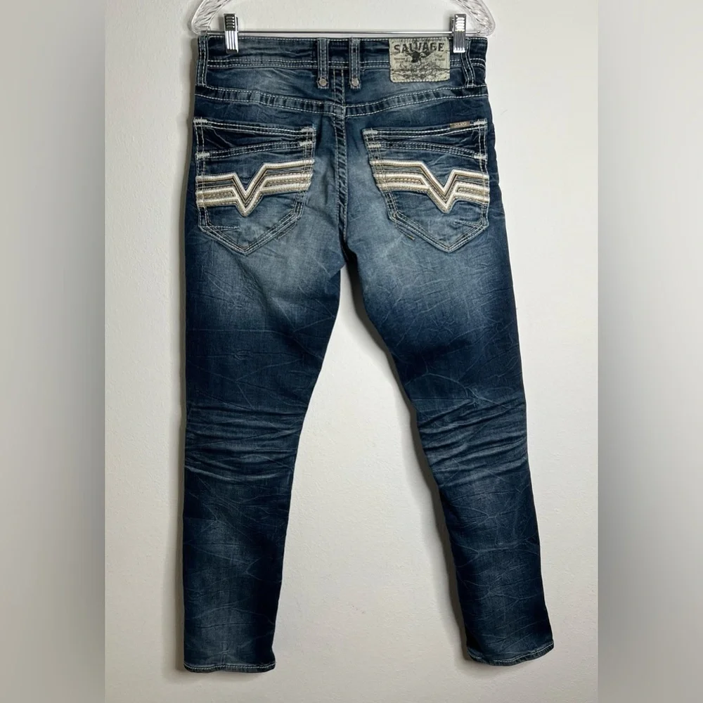 Buckle Salvage Supply Company Mens Havoc Straight Slim Fit Size 31R